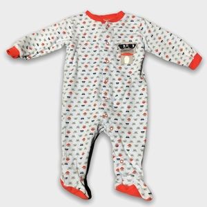 5 for $20 Light Blue Dog Print Cotton Sleeper